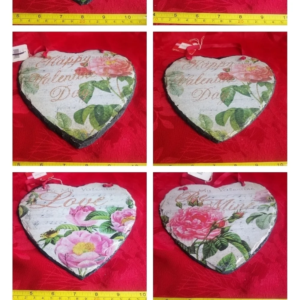 Valentine Slate Heart Wall Decor